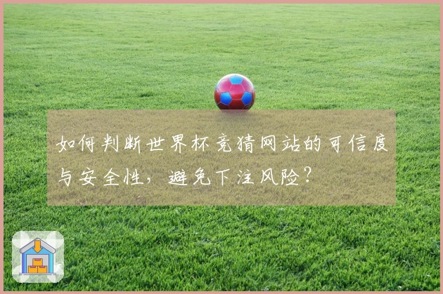 如何判断世界杯竞猜网站的可信度与安全性，避免下注风险？