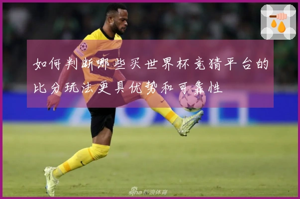 如何判断哪些买世界杯竞猜平台的比分玩法更具优势和可靠性